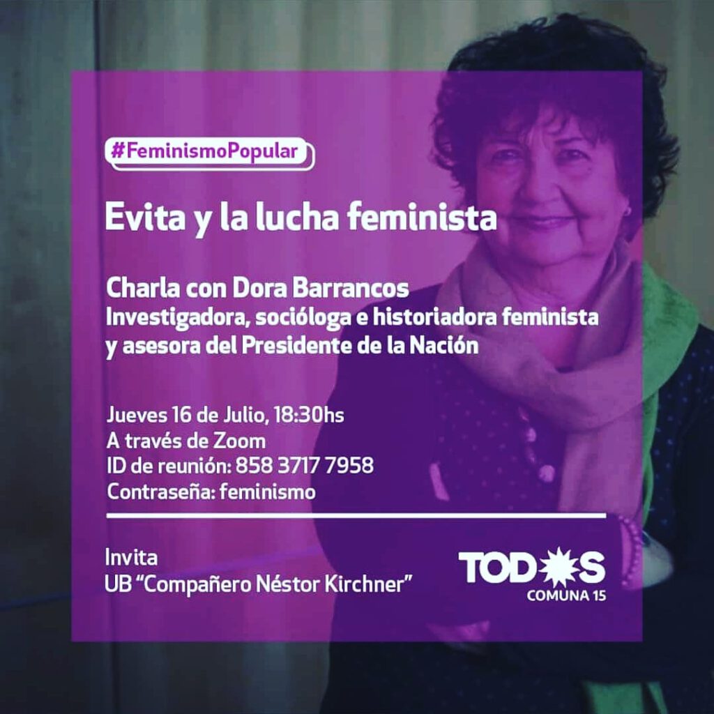 dora barrancos Agenda